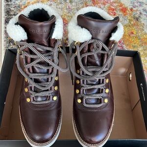 Cole Hann Sherpa boots